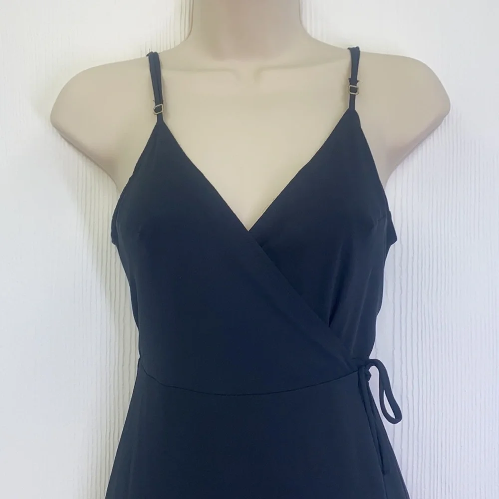 Show Me Your MuMu - Meghan Wrap Dress In Black Size Small